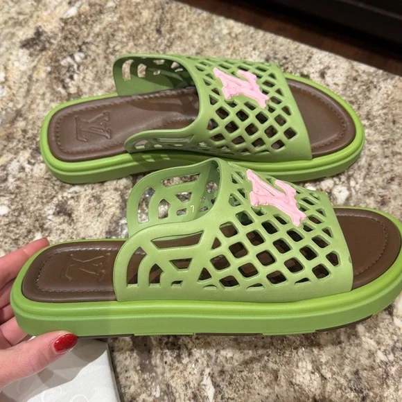 LV x Tyler The Creator Mule Slide Sandal NEW - Picture 6 of 6